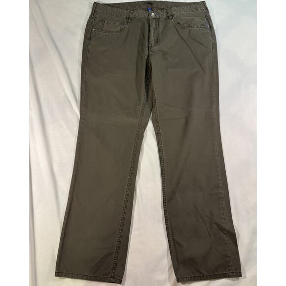 Tommy Bahama Green Classic Fit Flat Front 5 Pocket Jeans Pants Mens Size 38x32 - Picture 1 of 8